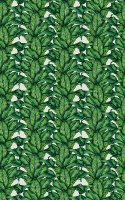Fabric roller blind Green leaves