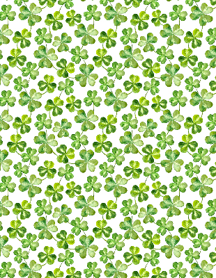 Fabric roller blind Lucky clover