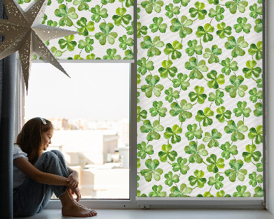 Fabric roller blind Lucky clover