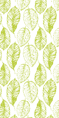 Roller blind for large window Lime leaves