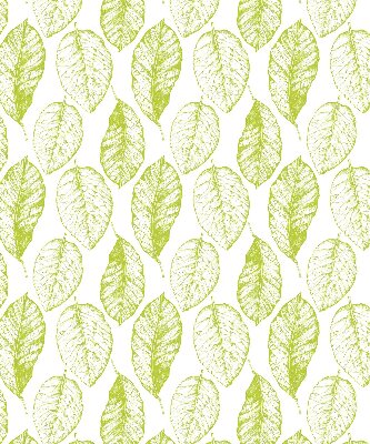Roller blind for large window Lime leaves