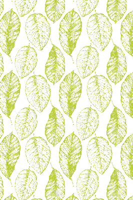 Roller blind for large window Lime leaves