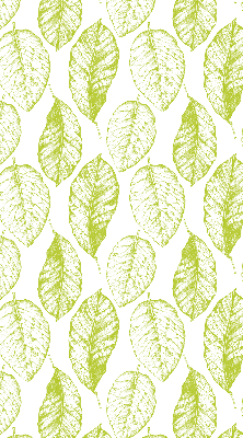 Roller blind for large window Lime leaves
