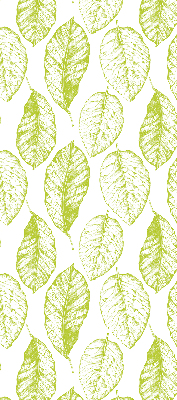 Roller blind for large window Lime leaves