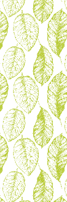 Roller blind for large window Lime leaves