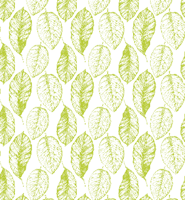 Roller blind for large window Lime leaves