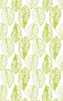 Roller blind for large window Lime leaves