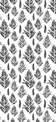 Fabric roller blind Painted leaves