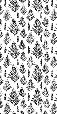 Fabric roller blind Painted leaves