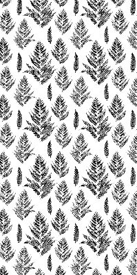 Fabric roller blind Painted leaves
