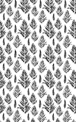Fabric roller blind Painted leaves