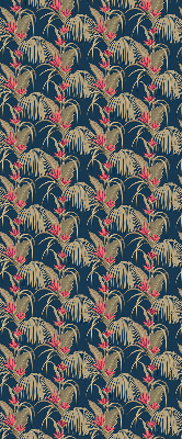 Roller blind for large window Interesting plants