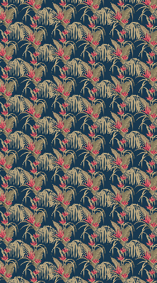 Roller blind for large window Interesting plants