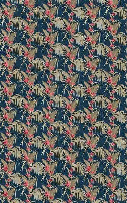 Roller blind for large window with interesting plant print