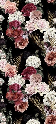 Modern roller blind A bouquet of roses