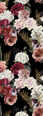 Modern roller blind A bouquet of roses