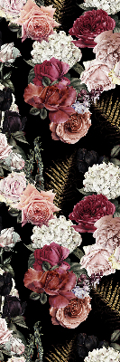 Modern roller blind A bouquet of roses