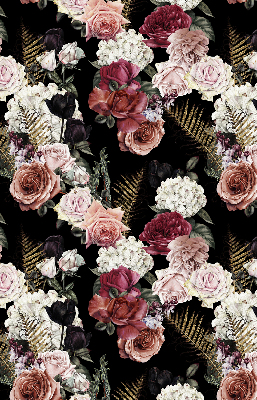 Modern roller blind A bouquet of roses