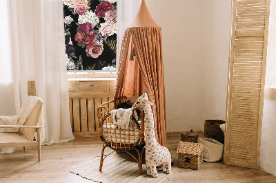 Modern roller blind A bouquet of roses