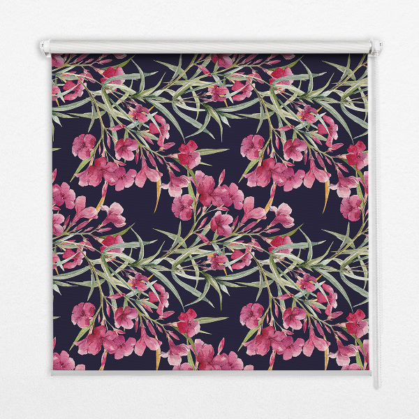 Modern roller blind Exotic flower