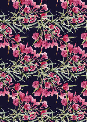 Modern roller blind Exotic flower