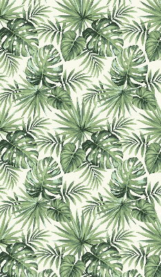 Modern roller blind with varying leaves pattern