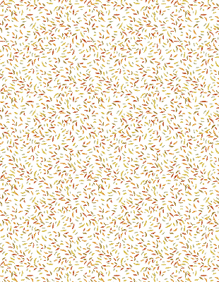Fabric roller blind Falling leaves