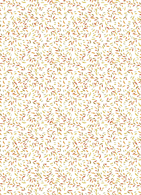 Fabric roller blind Falling leaves