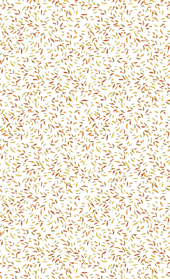 Fabric roller blind Falling leaves