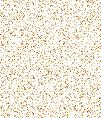 Fabric roller blind Falling leaves