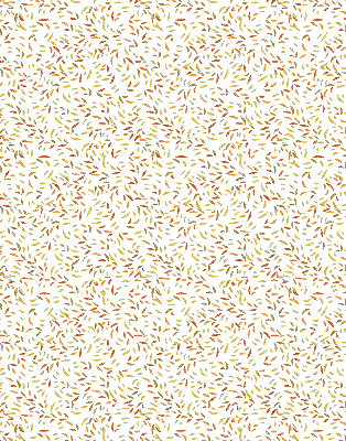 Fabric roller blind Falling leaves