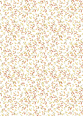 Fabric roller blind Falling leaves