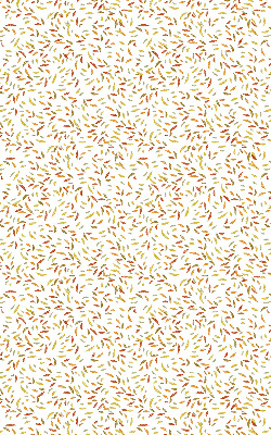 Fabric roller blind Falling leaves