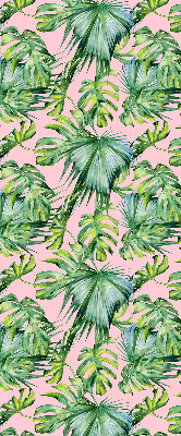 Roller blind for large window Tropical leaf varieties
