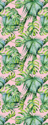 Roller blind for large window Tropical leaf varieties