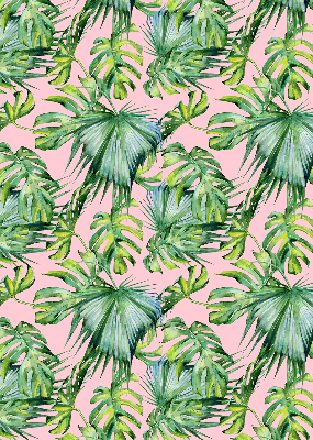 Roller blind for large window Tropical leaf varieties