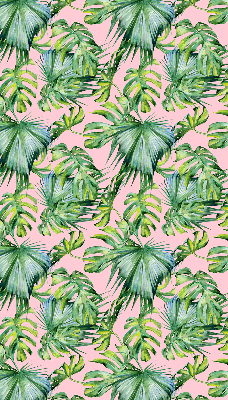 Roller blind for large window Tropical leaf varieties