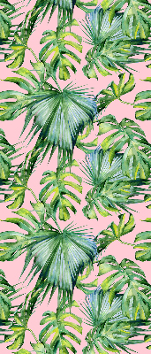 Roller blind for large window Tropical leaf varieties