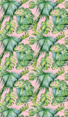 Roller blind for large window Tropical leaf varieties