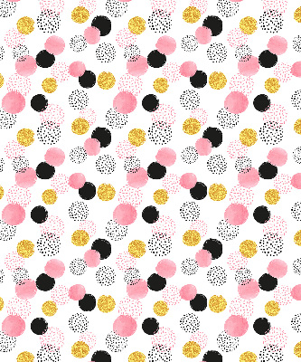 Fabric roller blind Various circles
