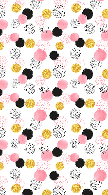 Fabric roller blind Various circles