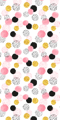 Fabric roller blind Various circles