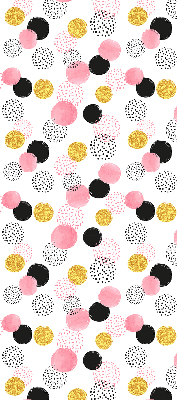 Fabric roller blind Various circles