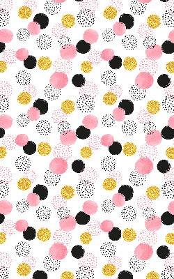 Fabric roller blind Various circles