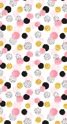 Fabric roller blind Various circles