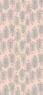 Modern roller blind Colorful leaves