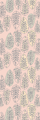 Modern roller blind Colorful leaves