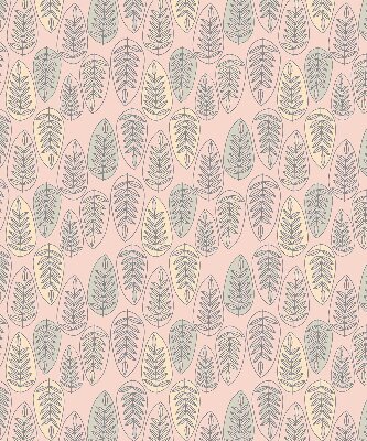 Modern roller blind Colorful leaves