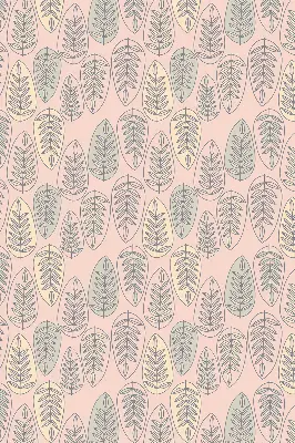 Roller blind colorful leaves pattern