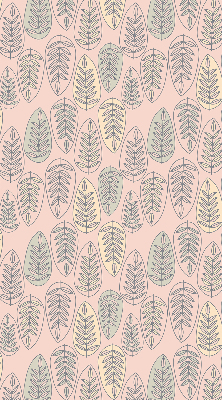 Modern roller blind Colorful leaves